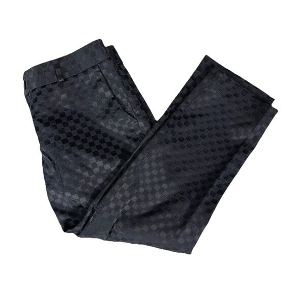 Banana Republic Hampton Fit Pants – Navy Size 8 – Checker Texture - Picture 5 of 11